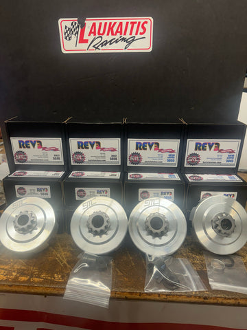 INBOARD 10T-#35, REV3 Pattern Sprocket & Drum Assembly, Two-Disc Gator/Viper clutches, Part No. 5045